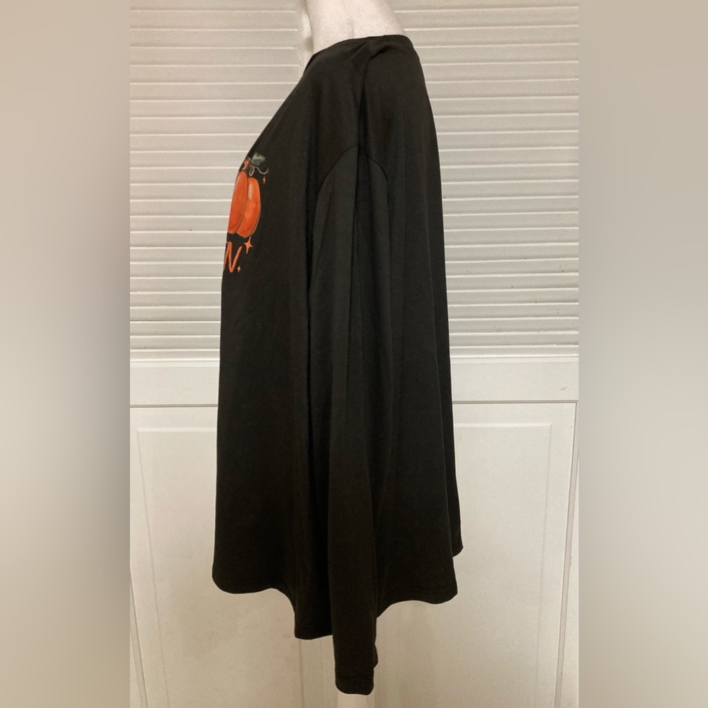 Nip Fall Long Sleeve Black & Orange Graphic T-Shi… - image 6